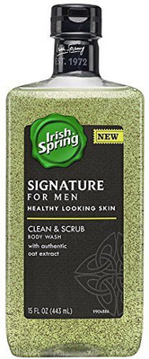 

Irish Spring Signature Body Wash, Clean and Scrub(443 ml)
