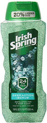 

Irish Spring Deep Action Scrub Fluid Pack of 6(540 ml, Pack of 6)