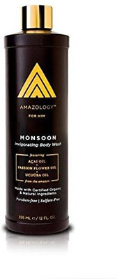 

Amazology RAINFOREST Moisturizing Sulfate-free Men's Body Wash with Acai Oil(354 ml)