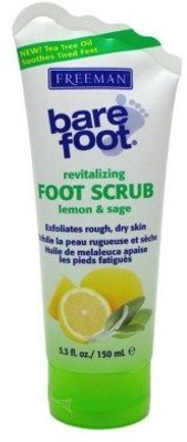 FREEMANS Bare Foot Scrub 5.3oz Lemon & Sage (Revitalizing) (6 Pack)(148.4 g, Pack of 6)
