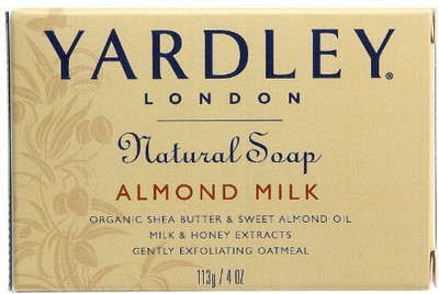 

Yardley London London Natural Almond Milk hard milled Soap Bar New in box(113 g)