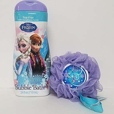 

Disney Anna Elsa Frozen Bubble Bath Frosted Berry Sponge Bundle(709.68 ml)