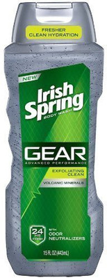 

Irish Spring Gear Exfoliating Body Wash -2 Pack(443.55 ml, Pack of 2)