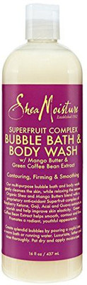 

Shea Moisture SheaMoisture Superfruit Complex Bubble Bath and w/Mango Butter & Green Coffee Bean Extract(480 ml)