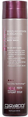 

Giovanni 2Chic Brazilian Keratin And Argan Oil Ultra-Sleek Body Wash(310.485 ml)