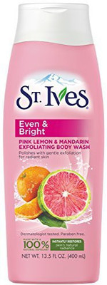 

St. Ives Even and Bright Body Wash, Pink Lemon and Mandarin Orange(400 ml)