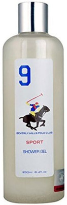 

Beverly Hills Polo Club Sports Shower Gel No 9(250 ml, Pack of 9)