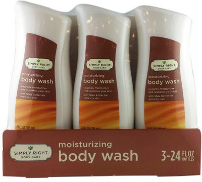 

Simply Right Moisturizing with Shea Butter 3 pk(720 ml, Pack of 3)