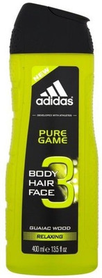 

ADIDAS Pure Game Body, Hair & Face 3 -in-1(400 ml)