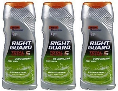 

Right Guard Total Defense 5-In-1 Deodorizing Body Wash Refreshing With Electrolytes Travel Size (Pack Of 3))(59.14 ml, Pack of 3)