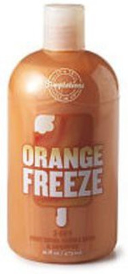

Bath & Body Works Temptations ORANGE FREEZE 3 in 1 Wash, Bubble , Shampoo(473 ml)