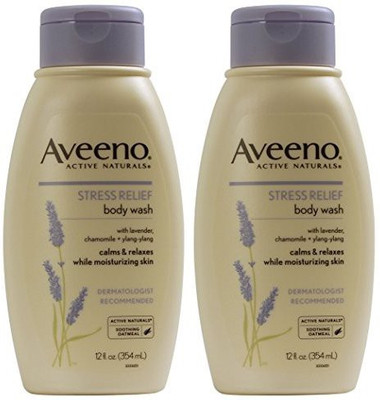 

Aveeno Active Naturals Stress Relief with Lavender Chamomile & YlangYlang Pack of 2(354 ml, Pack of 2)