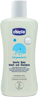 

Chicco Baby Moments Gentle Body Wash and Shampoo(100 ml)