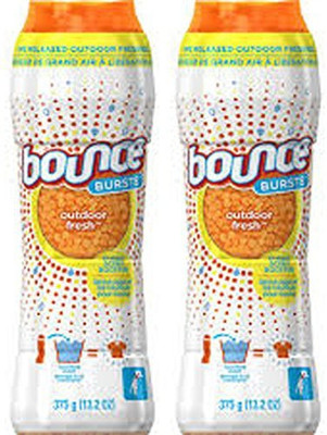 

Bounce Bursts, Fresh In-Wash Scent Booster, Outdoor(Pack of 2)(390.324 ml, Pack of 2)