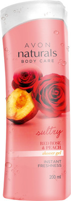 

Avon Naturals Body Care Red Rose Peach Shower Gel(200 ml)