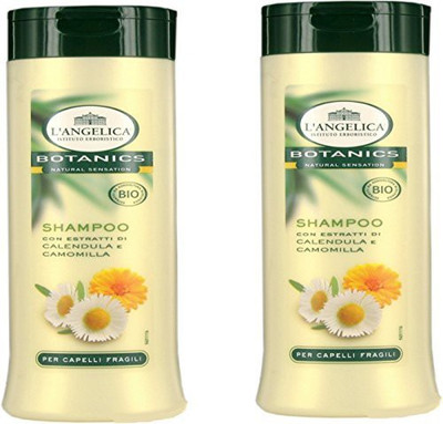 

L'Angelica Botanics Fragile Hairs Shampoo With Calendula And Chamomile -Pack Of 2(250 ml, Pack of 2)