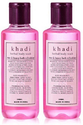 

Khadi Herbal Rose & Honey Bath Refreshing Body Wash(420 ml)