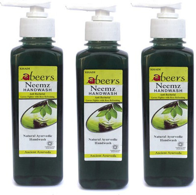 

khadi abeers NEEMZ HANDWASH(250 ml, Pack of 3)