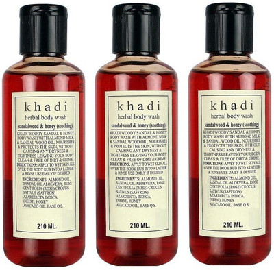 

Khadi Herbal Sandalwood & Honey Soothing Body Wash(630 ml)