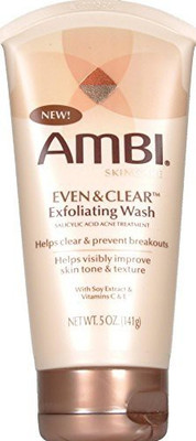 

Ambi Skincare Even & Clear Exfoliating Wash(140 ml)