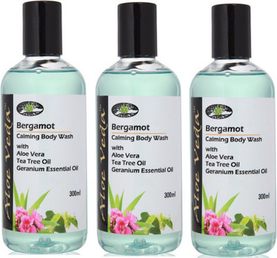 

Aloe Veda Bergamot Calming Body Wash(900 ml, Pack of 3)