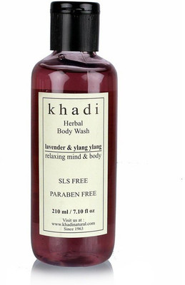 

Khadi Natural Lavender & Ylang Ylang Body Wash - Sls & Paraben Free(210 ml)