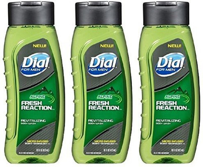 

Dial For Men Revitalizing Body Wash - Fresh Reaction - Alpine Pack Of 3(473 ml, Pack of 3)