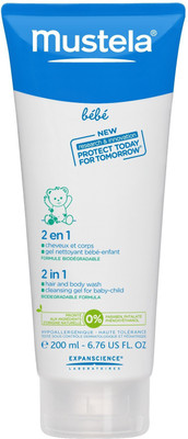 

Mustela 2 in 1 Hair & Body wash(200 ml)