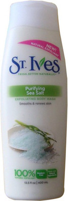 St. Ives Purifying Sea Salt Exfoliating Body Wash(400 ml)