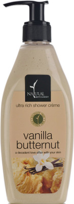 

Natural Bath & Body Vanilla Butternut Shower Cream(250 ml)