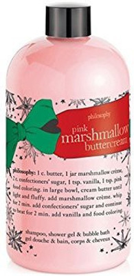

Philosophy Pink Marshmallow Buttercream 3 In 1 Shampoo, Shower Gel, Bubble Bath(473.12 ml)