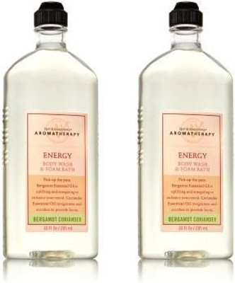 

Bath & Body Works Aromatherapy Energy Bergamot Coriander Twinpack(300 ml)
