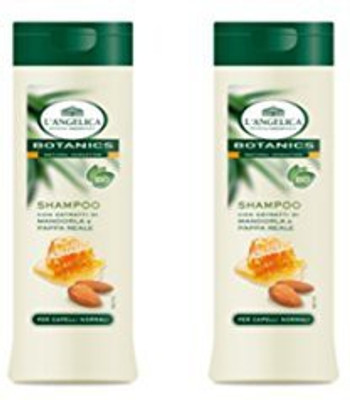 

L'Angelica Botanics All Hair Types Shampoo With Almond And Royal Jelly -Pack Of 2(250 ml, Pack of 2)