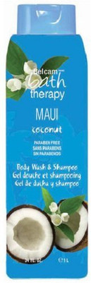 

Belcam Bath Therapy Escape 3-in-1 Body Wash/Bubble Bath/Shampoo, Maui Coconut,(946.24 ml)