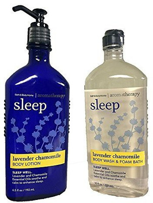 

Bath & Body Works Aromatherapy Sleep Lavender Chamomile Bundle with Wash / Foam and Lotion(192.205 ml, Pack of 2)