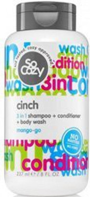 

SoCozy Cinch in 1 Shampoo + Conditioner + Mangogo8(227 ml)