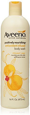 Aveeno Positively Nourishing Anti-oxidant Infused Body Wash White Peach + Ginger(473 ml)