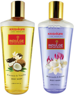 

Krishkare Coconut Vanilla & Honeysuckle Jasmin Body Wash(500 ml)