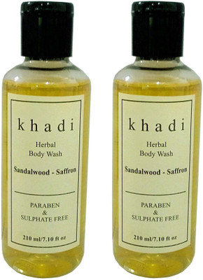 

Khadi Herbal Sandalwood Saffron (Parben & Sulphate Free Benefits) Body Wash(420 ml)