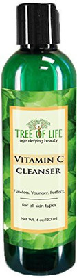 

Tree of Life Beauty C Facial Cleanser 72% ORGANIC - Anti Aging Anti Wrinkle Moisturizer Cleanser & Rejuvenator - SATISFACTION GUARANTEED(200 g)