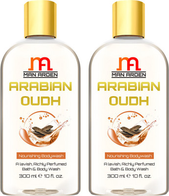 

Man Arden Arabian Oudh Luxury Moisturising Shower Gel (Pack of 2)(600 ml, Pack of 2)