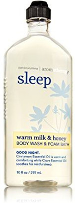 

Bath & Body Works Aromatherapy Wash Foam Warm Milk Honey Sleep(295 ml)