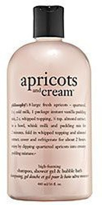 

Philosophy Apricots And Cream Shampoo, Shower Gel And Bubble Bath(473.12 ml)