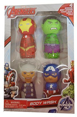 

Marvel Avengers 4 Flavors Scented Body Wash Gift Set(50 ml, Pack of 4)
