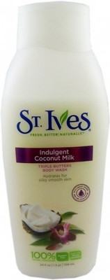 

St. Ives Triple Butters Intensely Hydrating Body Wash, Indulgent Coconut Milk (Made In USA)(709 ml)