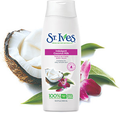 

St. Ives Coconut Milk Triple Butter Body Wash(400 ml)