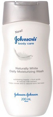 

Johnson's Body Care Naturally White Daily Moisturizing Wash(200 ml)