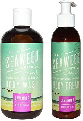 

The Seaweed Bath Co Lavender Wildly Natural Seaweed Body Wash And Body Cream Bundle(177.42 ml)