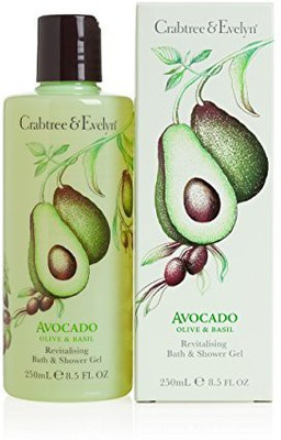 

Crabtree & Evelyn Revitalising Bath and Shower Gel, Avocado, Olive and Basil(250 ml)