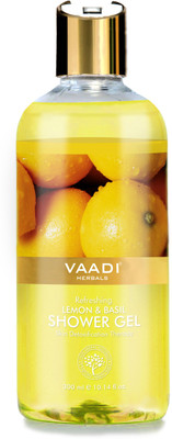 Vaadi Herbals Refreshing Lemon & Basil Shower Gel(300 ml)
